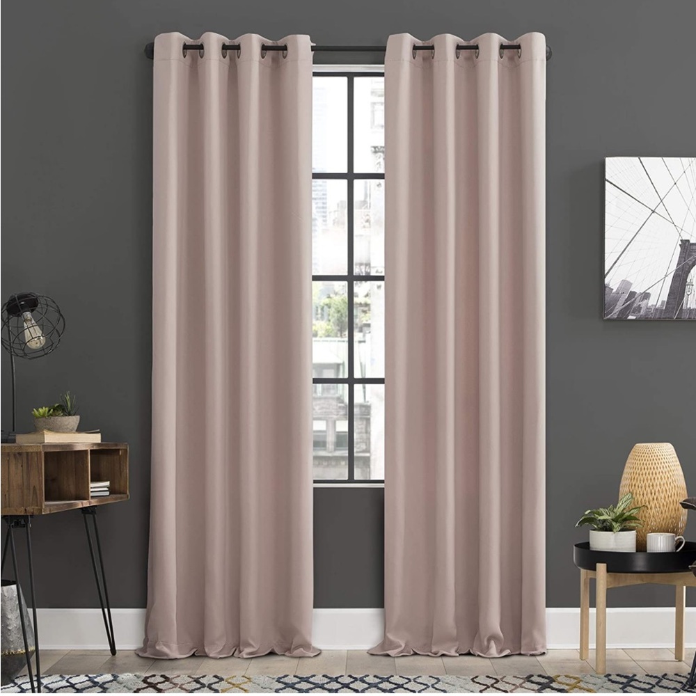 Sun Zero Soho 2-pack Blackout Energy Efficient curtains